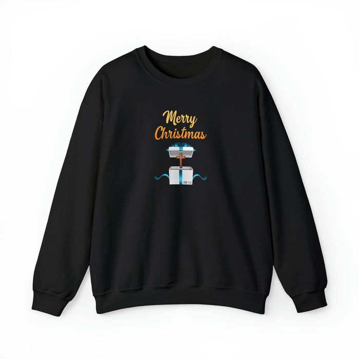 Merry Christmas Men Unisex Heavy Blend™ Crewneck Sweatshirt