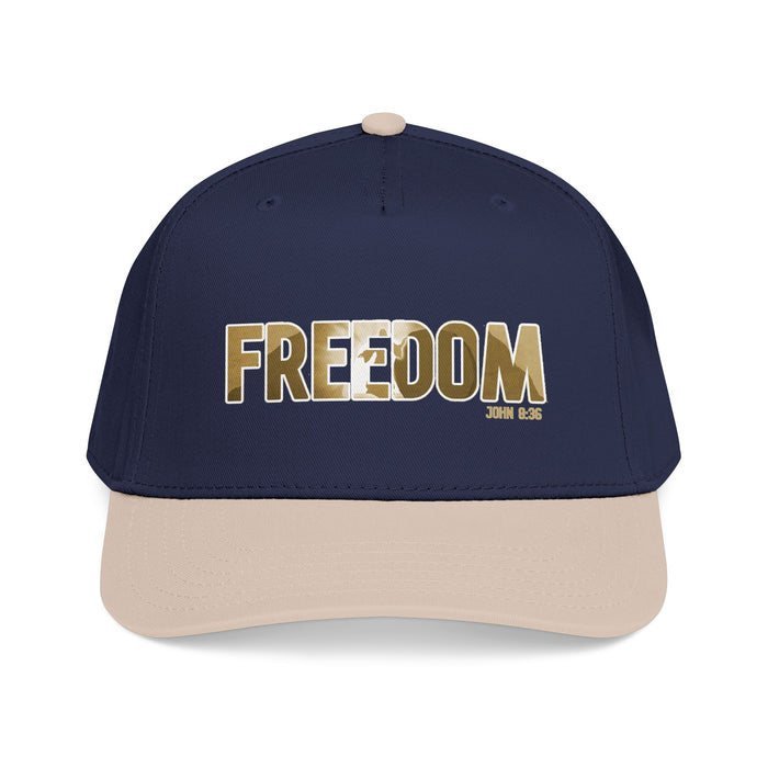 Freedom Embroidered Baseball Cap — Vintage Distressed Military-Inspired Hat