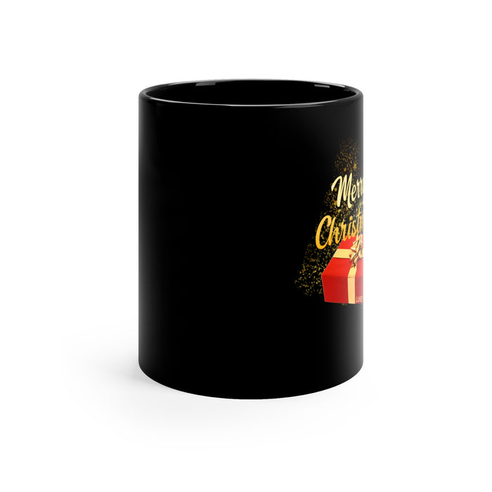 Merry Christmas 11oz Black Mug