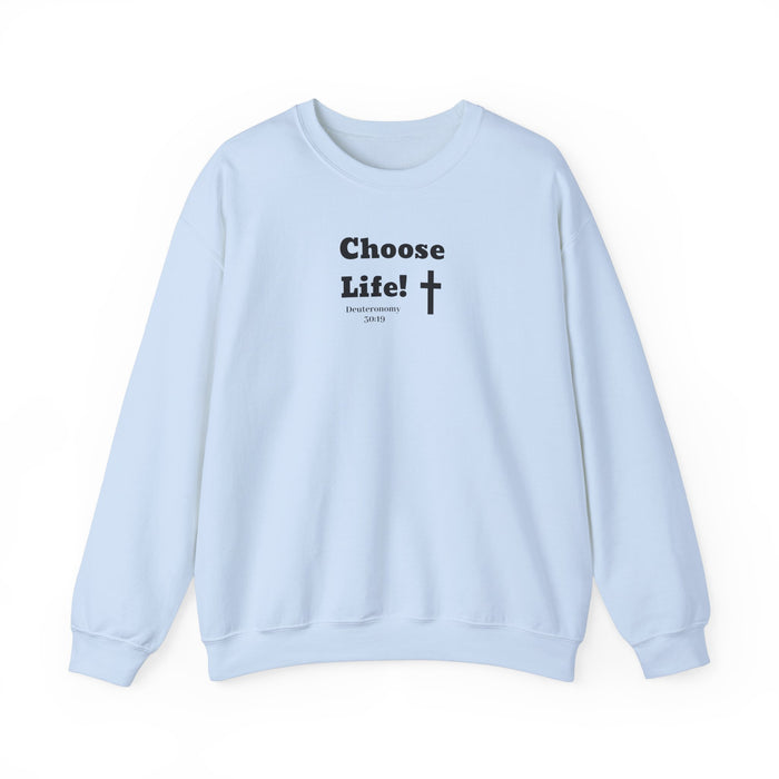 Choose Life 2.0 Men Unisex Heavy Blend™ Crewneck Sweatshirt