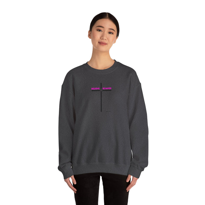 Believe & Be Saved 2.0 Women Unisex Heavy Blend™ Crewneck Sweatshirt