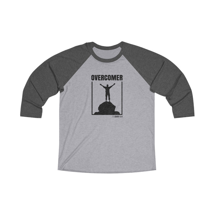 Overcomer Unisex Tri-Blend 3/4 Raglan Tee