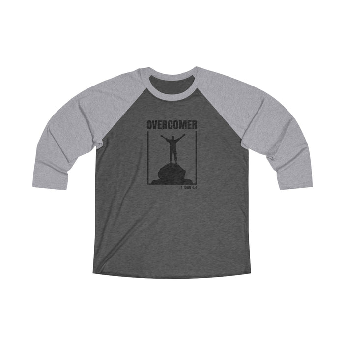 Overcomer Unisex Tri-Blend 3/4 Raglan Tee