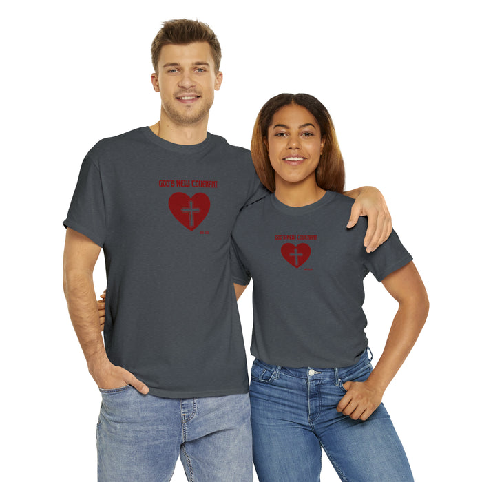 God’s New Covenant Women’s Unisex Heavy Cotton Tee