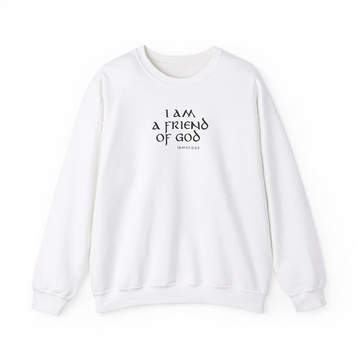 I Am A Friend Of God Women Unisex Heavy Blend™ Crewneck Sweatshirt