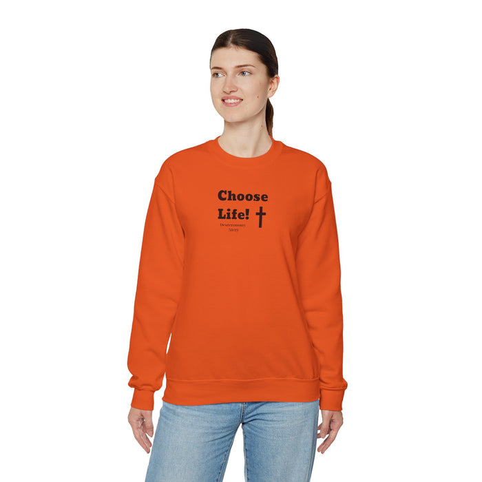 Choose Life 2.0 Men Unisex Heavy Blend™ Crewneck Sweatshirt