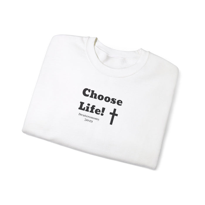 Choose Life 2.0 Men Unisex Heavy Blend™ Crewneck Sweatshirt