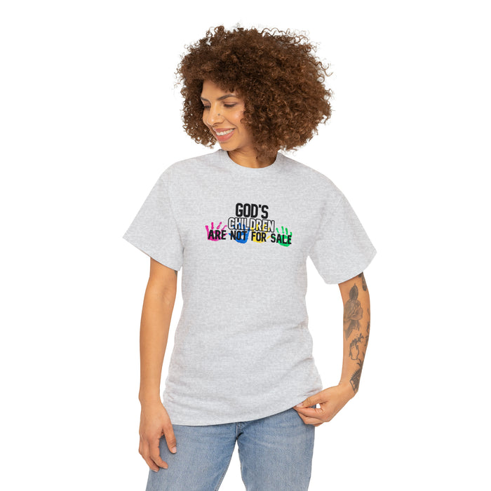 God’s Children are Not For Sale Unisex Heavy Cotton Tee