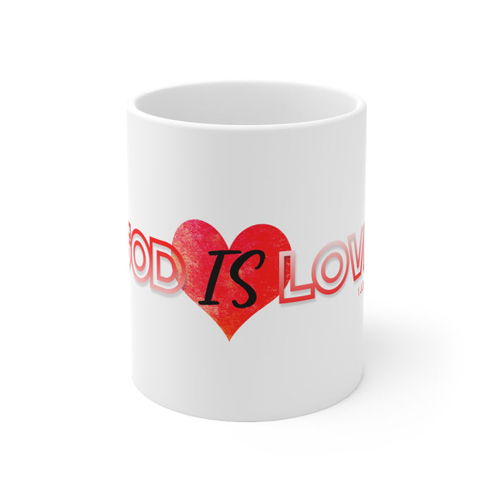 God is Love Ceramic Mug 11oz