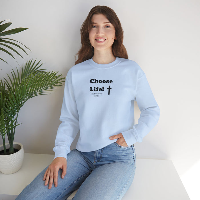 Choose Life 2.0 Men Unisex Heavy Blend™ Crewneck Sweatshirt