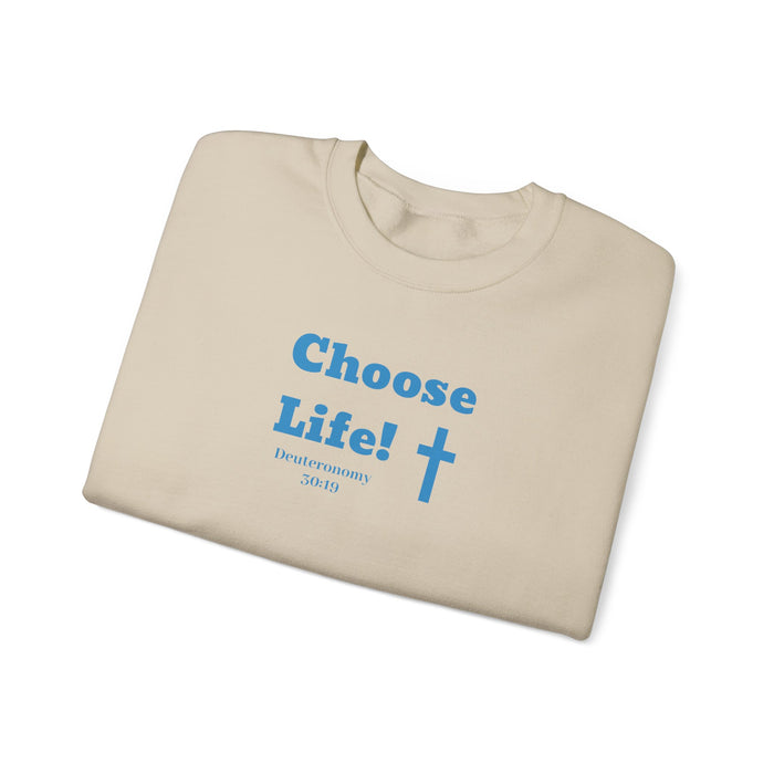 Choose Life 2.0 Men Unisex Heavy Blend™ Crewneck Sweatshirt