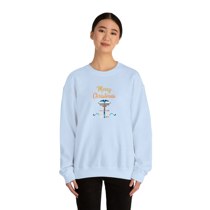 Merry Christmas Women Unisex Heavy Blend™ Crewneck Sweatshirt