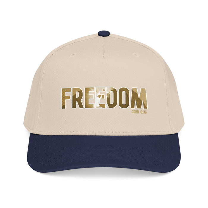 Freedom Embroidered Baseball Cap — Vintage Distressed Military-Inspired Hat
