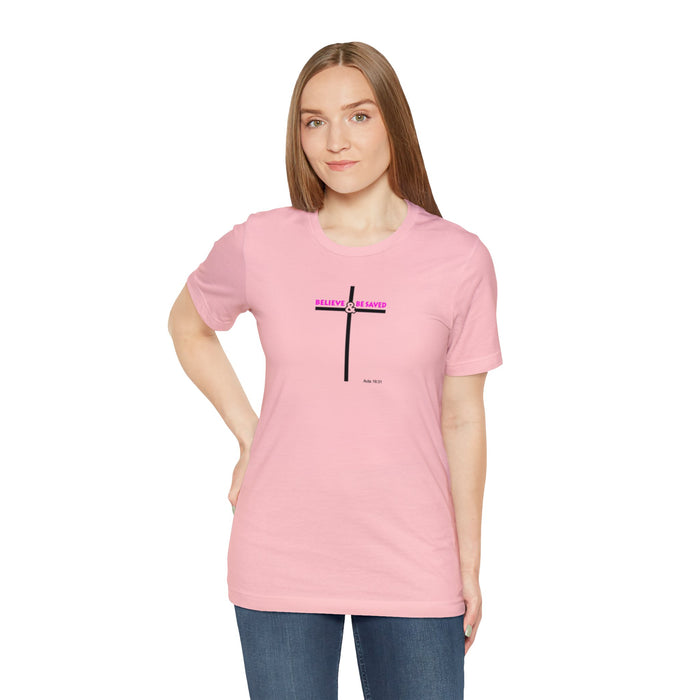 Believe & Be Saved 2.0 Women’s Unisex Jersey Short Sleeve Tee