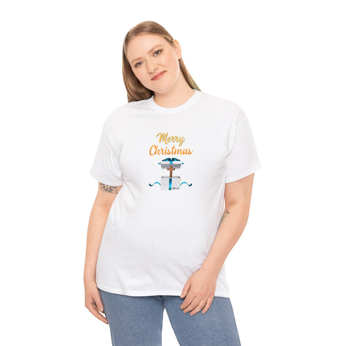 Merry Christmas Women Unisex Heavy Cotton Tee