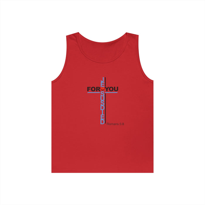 Jesus Died For You Men’s Unisex Heavy Cotton Tank Top