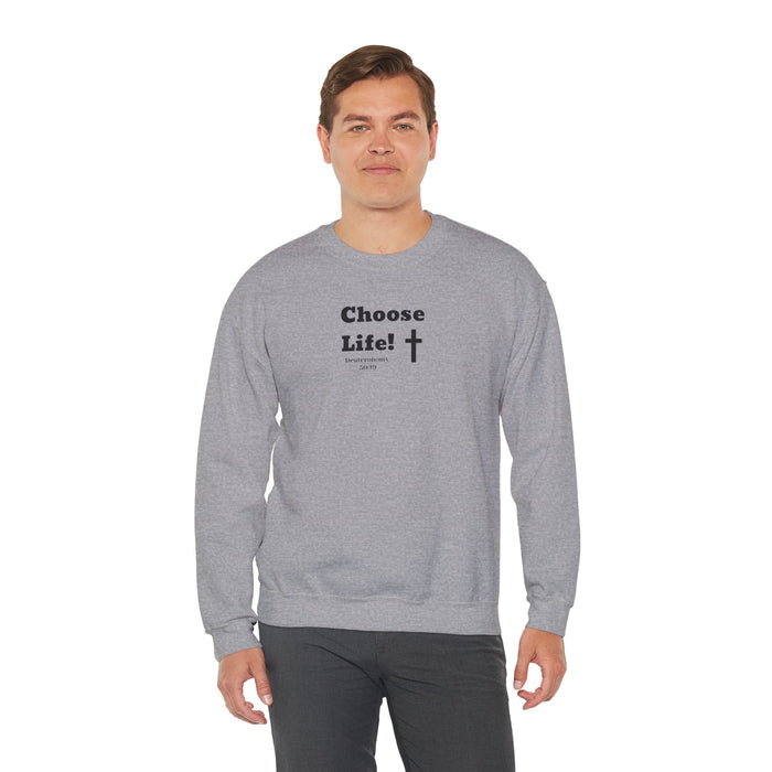 Choose Life 2.0 Men Unisex Heavy Blend™ Crewneck Sweatshirt