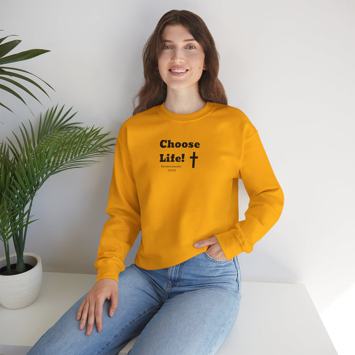 Choose Life 2.0 Men Unisex Heavy Blend™ Crewneck Sweatshirt