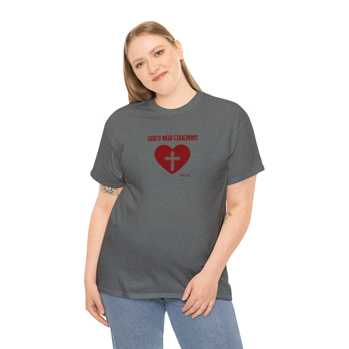 God’s New Covenant Women’s Unisex Heavy Cotton Tee