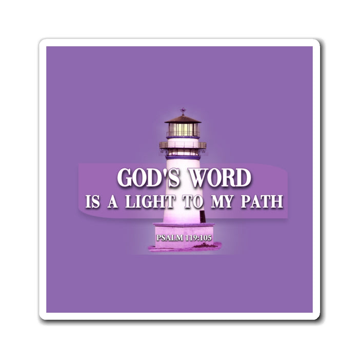 God’s Word is A Light For My Path Magnets