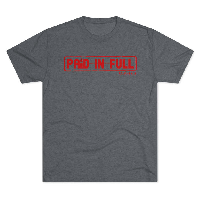 Paid In Full T‑Shirt — Christian Faith Romans 6:23 Tee