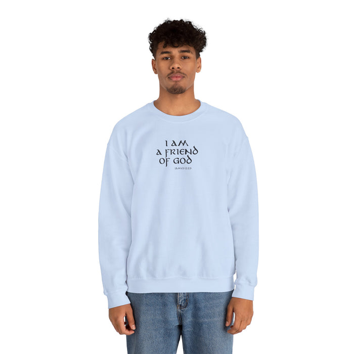 I Am A Friend Of God Men Unisex Heavy Blend™ Crewneck Sweatshirt