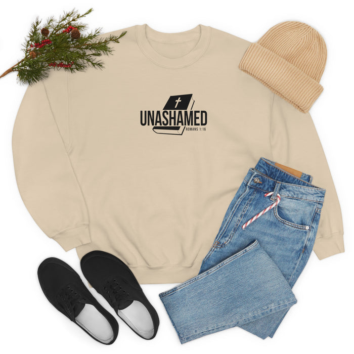 Unashamed Men’s Unisex Heavy Blend™ Crewneck Sweatshirt