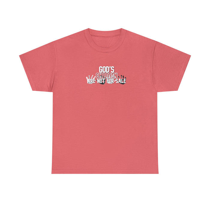 God’s Children are Not for Sale Women’s Unisex Heavy Cotton Tee