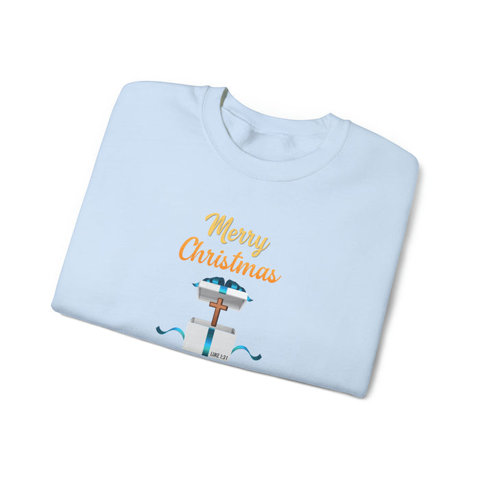 Merry Christmas Men Unisex Heavy Blend™ Crewneck Sweatshirt