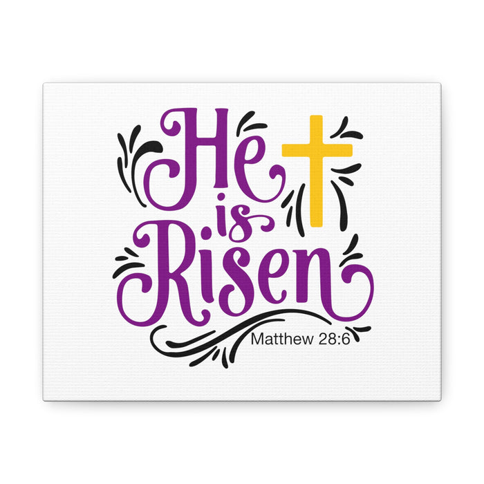 He is Risen Canvas Gallery Wraps