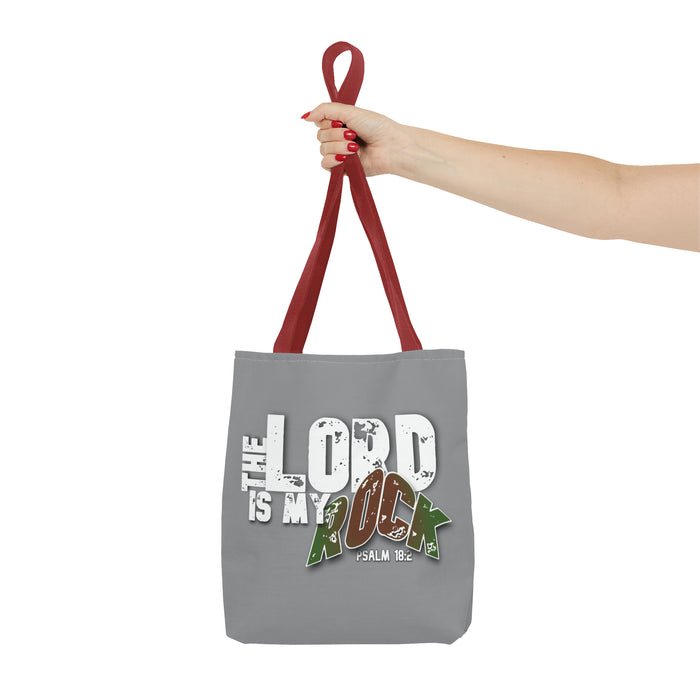 The LORD is My Rock Tote Bag (AOP)