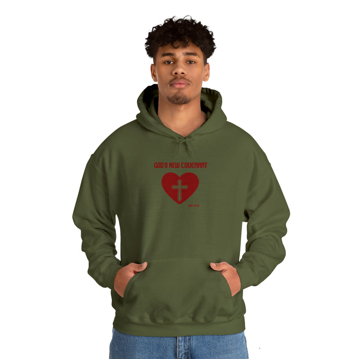 God’s New Covenant Unisex Heavyblend Hooded Sweatshirt