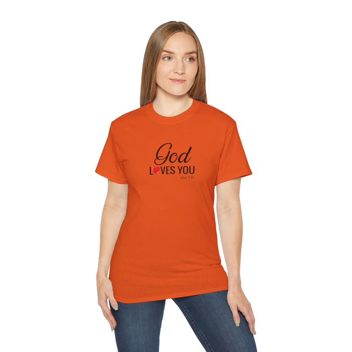 God Loves You Women's Unisex Ultra Cotton Tee