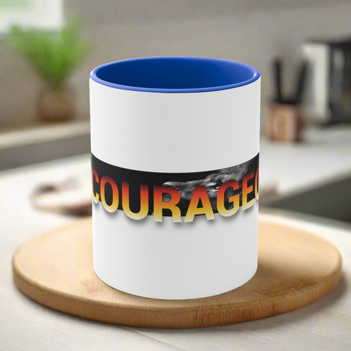 Be Courageous 11oz Accent Mug