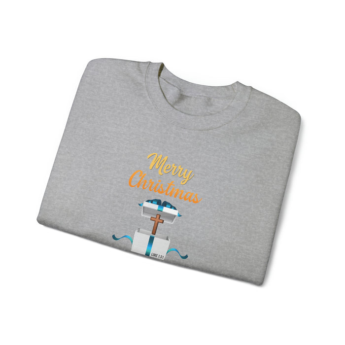 Merry Christmas Men Unisex Heavy Blend™ Crewneck Sweatshirt