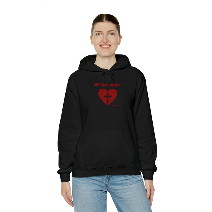 God’s New Covenant Unisex Heavyblend Hooded Sweatshirt