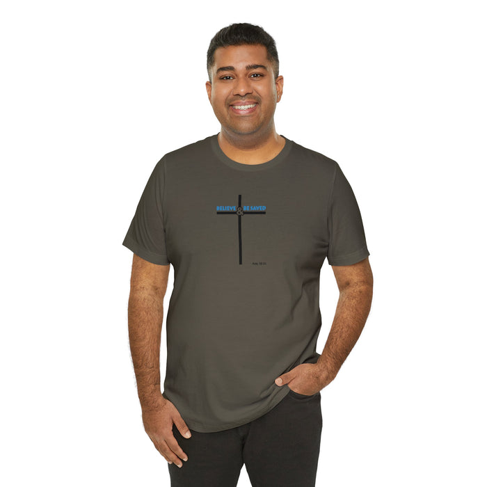 Believe & Be Saved 2.0 Men’s Unisex Jersey Short Sleeve Tee