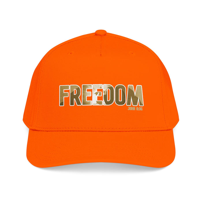 Freedom Embroidered Baseball Cap — Vintage Distressed Military-Inspired Hat