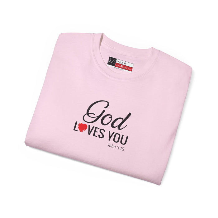 God Loves You Women's Unisex Ultra Cotton Tee