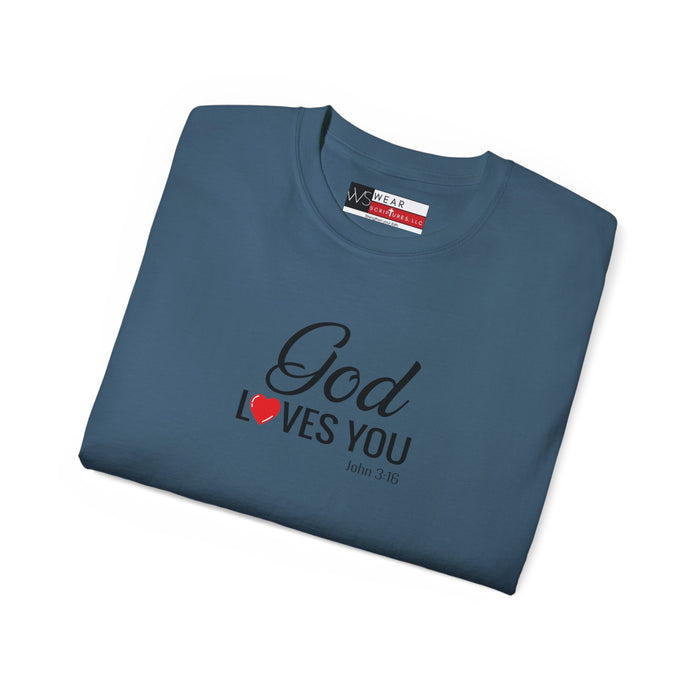 God Loves You Women's Unisex Ultra Cotton Tee