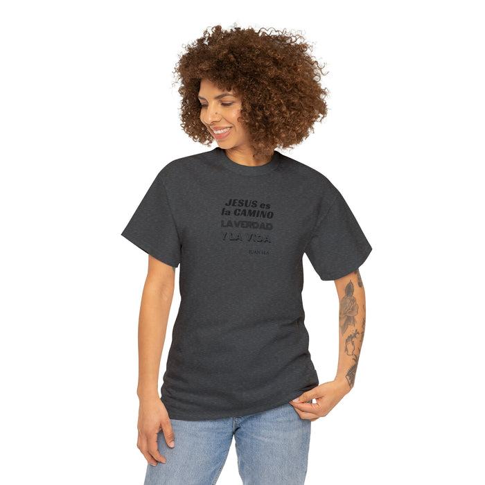 Jesús Es El Camino Unisex Heavy Cotton Tee