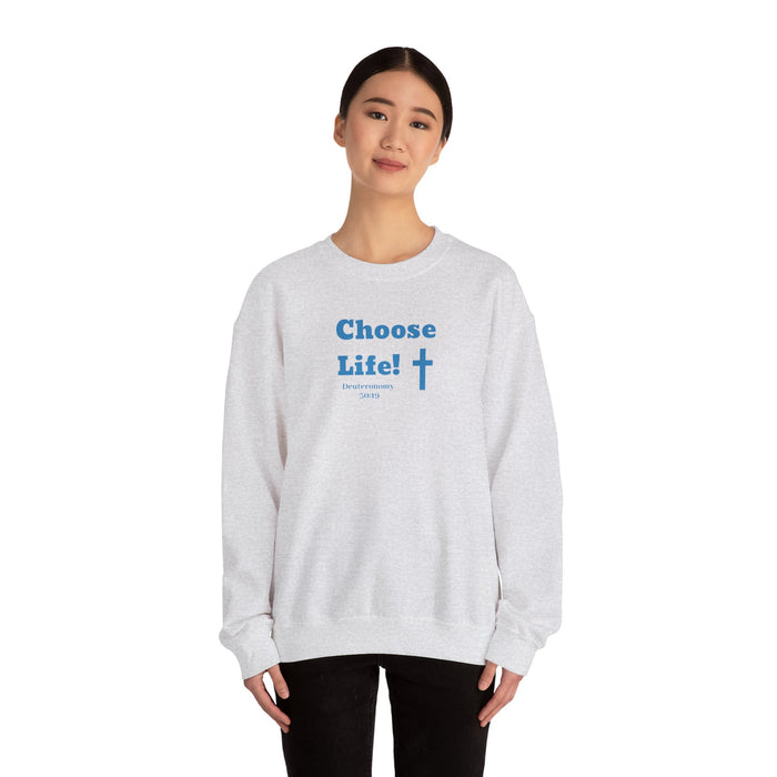 Choose Life 2.0 Men Unisex Heavy Blend™ Crewneck Sweatshirt