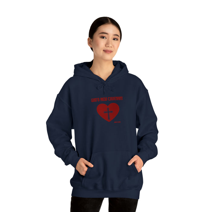 God’s New Covenant Unisex Heavyblend Hooded Sweatshirt