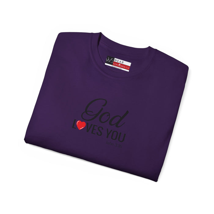 God Loves You Women's Unisex Ultra Cotton Tee