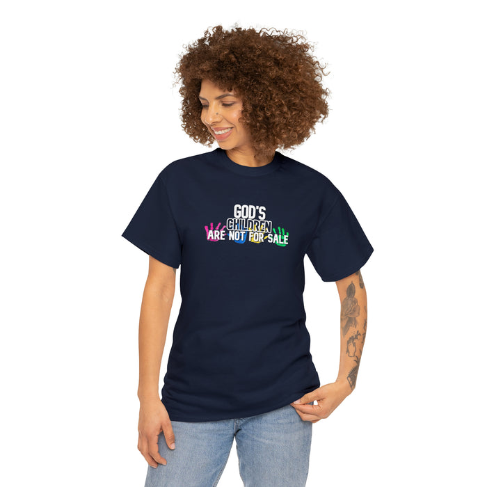 God’s Children are Not For Sale Women’s Unisex Heavy Cotton Tee