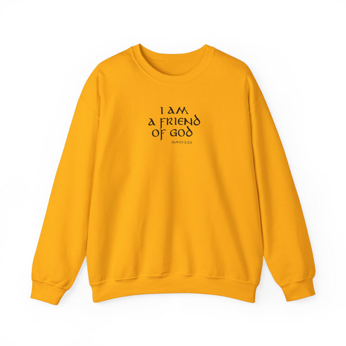 I Am A Friend Of God Men Unisex Heavy Blend™ Crewneck Sweatshirt