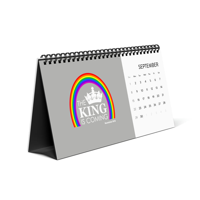 Wear Scriptures Desktop Calendar (2024 grid)