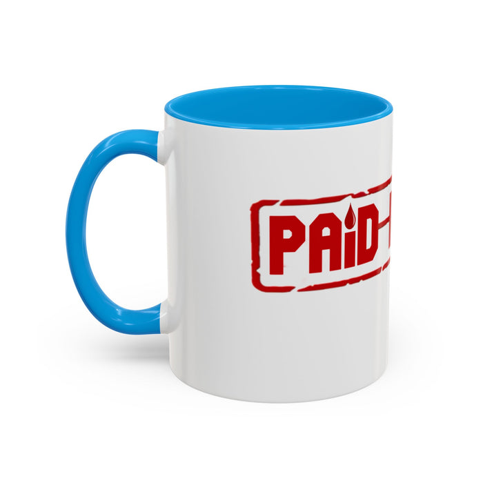 Mug — “Paid in Full” Christian Scripture Coffee Mug (Romans 6:23)