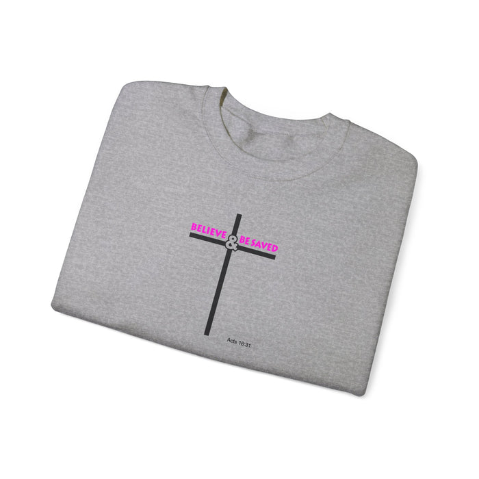 Believe & Be Saved 2.0 Women Unisex Heavy Blend™ Crewneck Sweatshirt