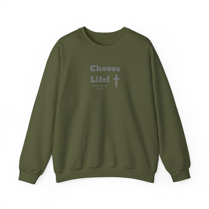 Choose Life 2.0 Men Unisex Heavy Blend™ Crewneck Sweatshirt